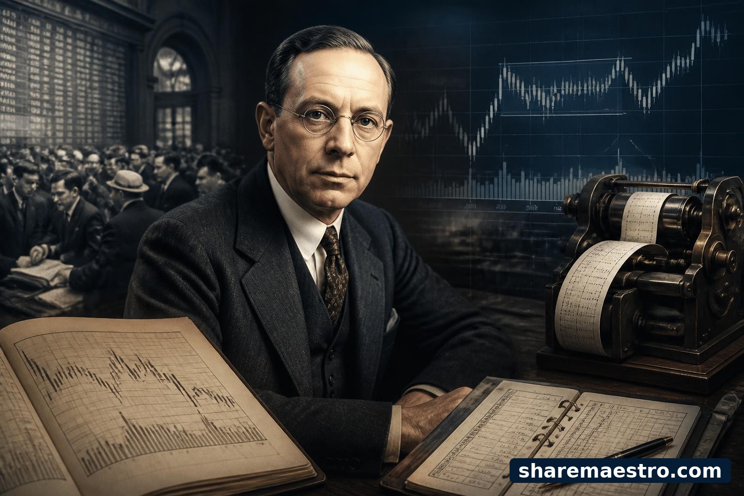 Richard D. Wyckoff's career is defined by tape reading, price-volume discipline, and the attempt to decode professional accumulation and distribution.