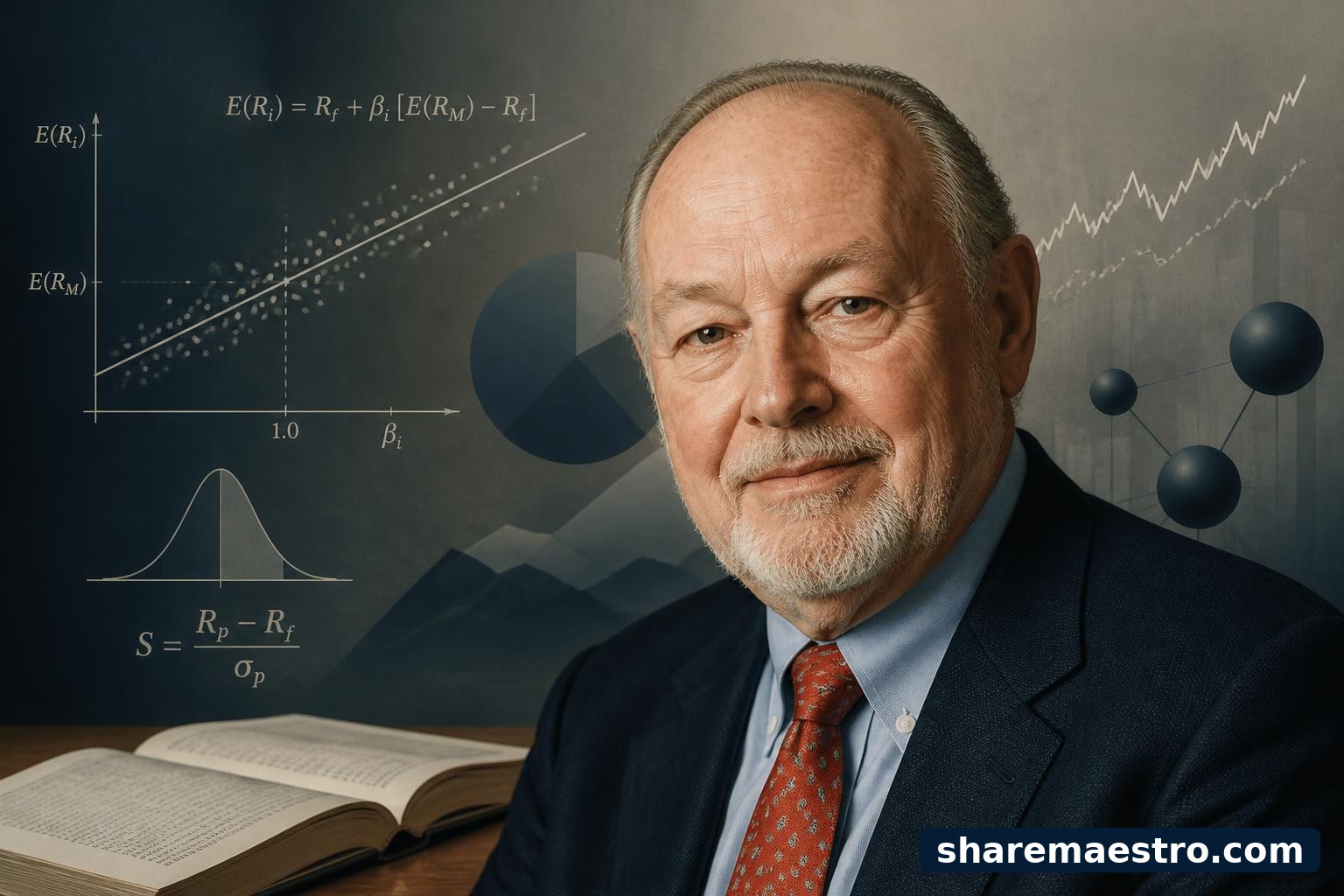 William Sharpe's career is defined by turning risk, return, benchmarks, and investor uncertainty into the working language of modern portfolio management.