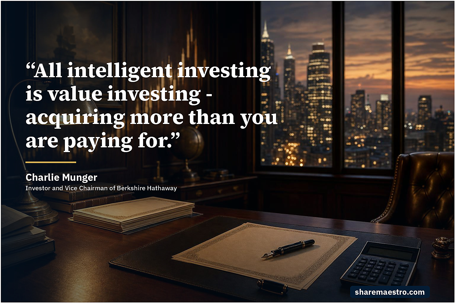 Charlie Munger market wisdom quote on value investing.