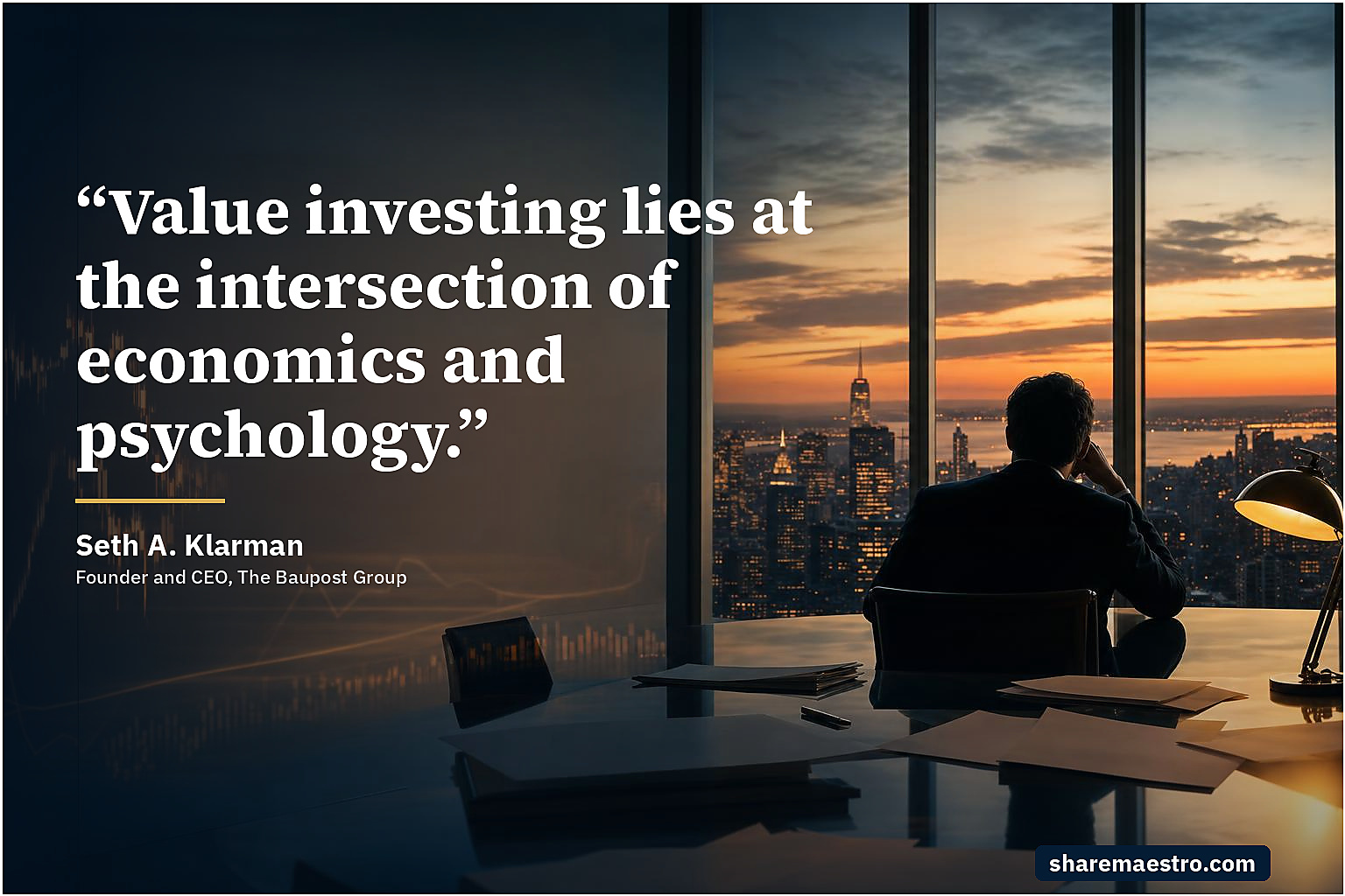 Seth A. Klarman market wisdom quote on value investing.