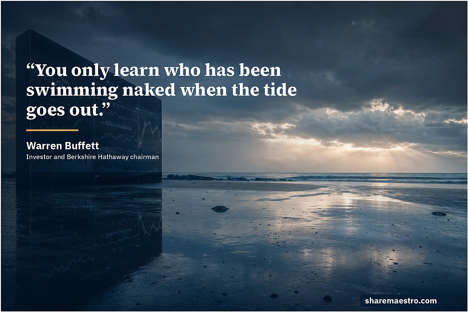 Warren Buffett market wisdom quote on risk.