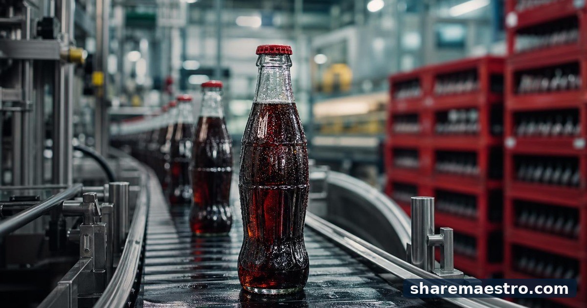 Editorial illustration of Coca-Cola Consolidated Inc., Beverages - Non-Alcoholic.