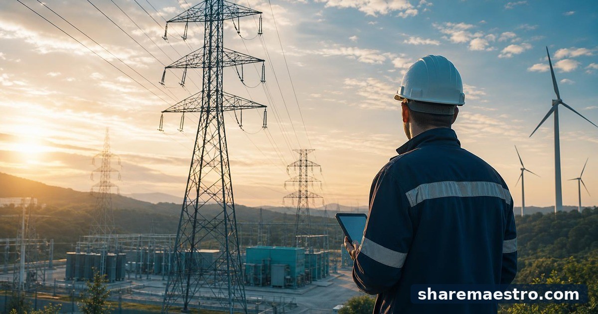 Editorial illustration of Duke Energy Corporation, Utilities - Regulated Electric.