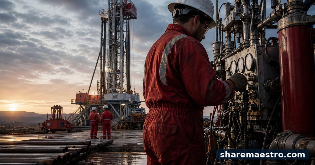 Editorial illustration of Halliburton Company, Oil & Gas Equipment & Services.