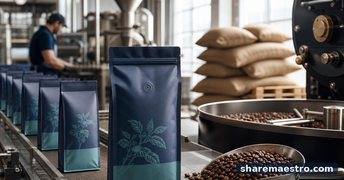 Editorial illustration of Coffee Holding Co Inc, Packaged Foods.