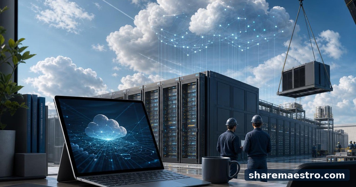 Editorial illustration of Microsoft Corporation, Software - Infrastructure.